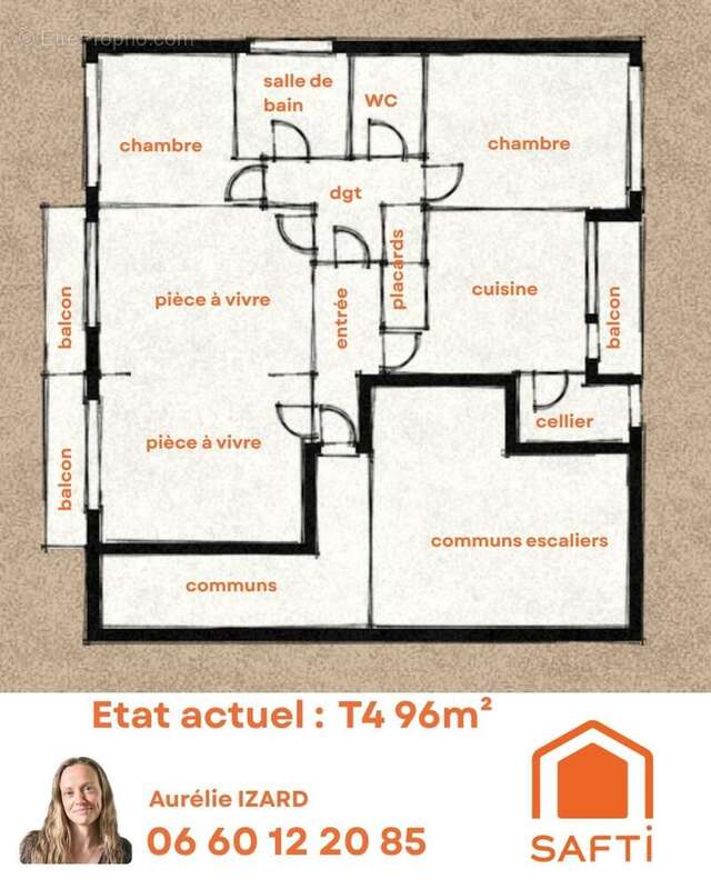 Appartement 96 m² à Millau  - photo 8