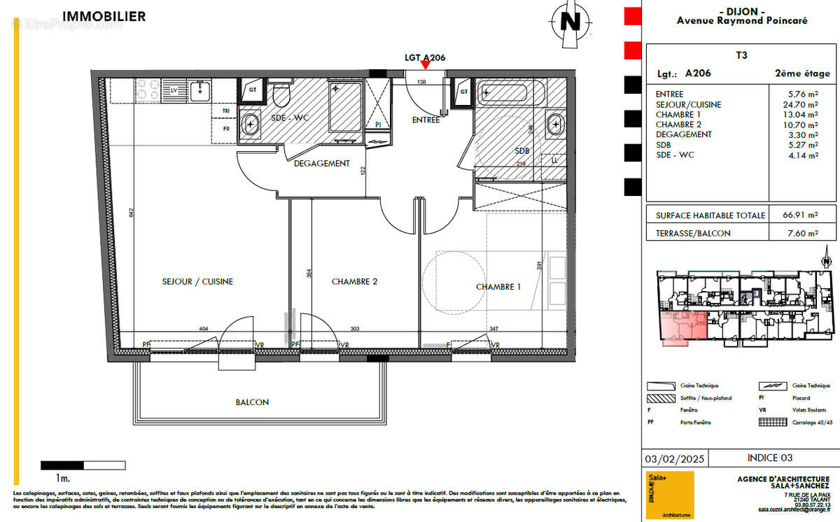 Appartement à DIJON