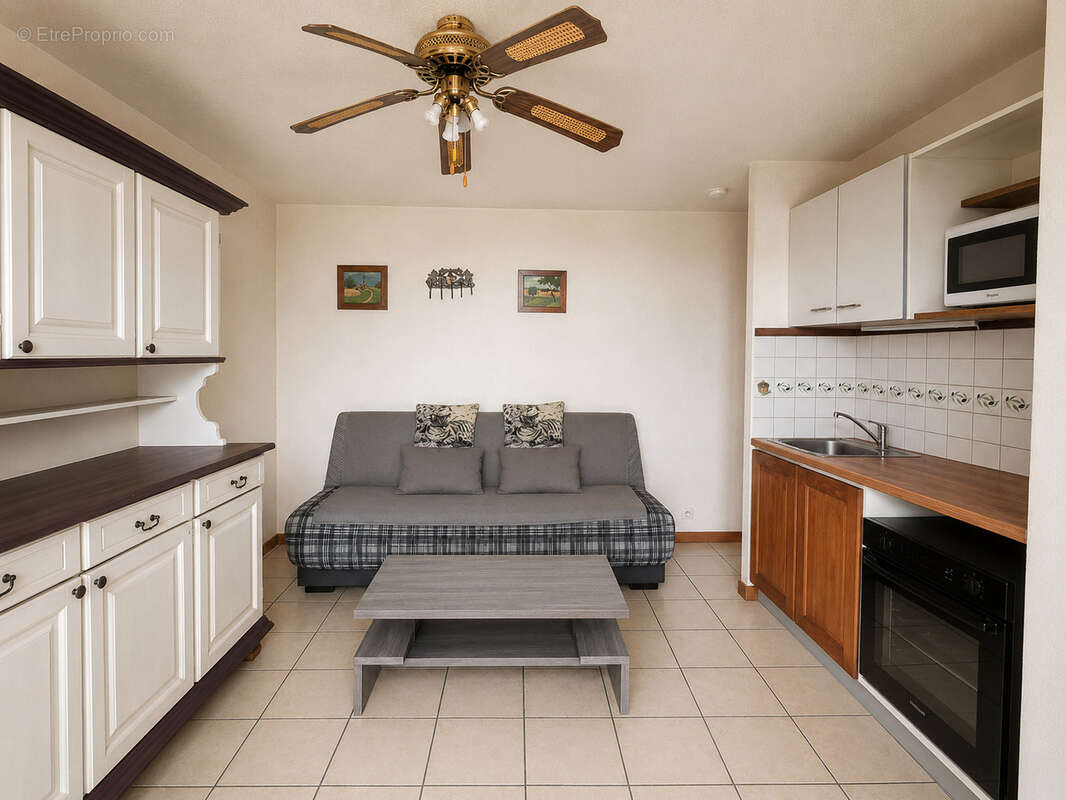 Appartement  de type 2 en rez de jardin - photo 3