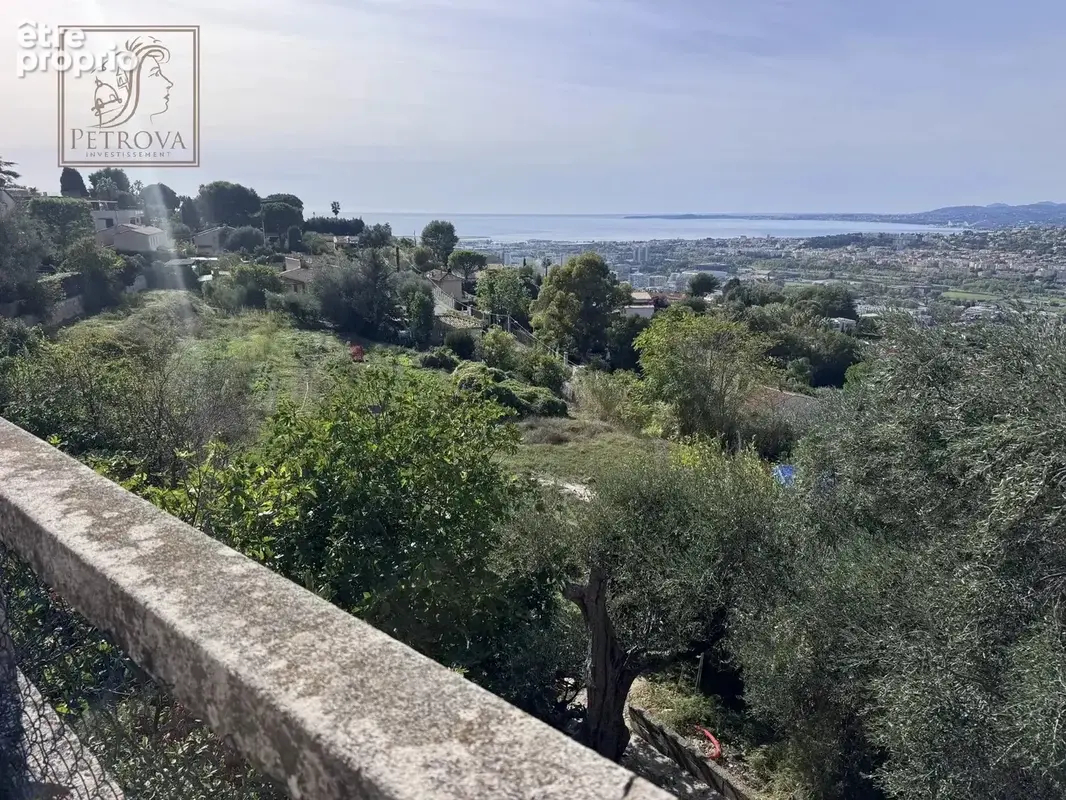 À vendre - nice fabron - terrain constructible - vue mer panoramique - photo 2