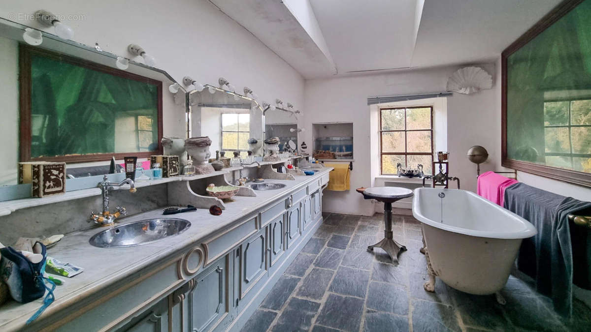 salle de bain - Maison à BROUSSES-ET-VILLARET