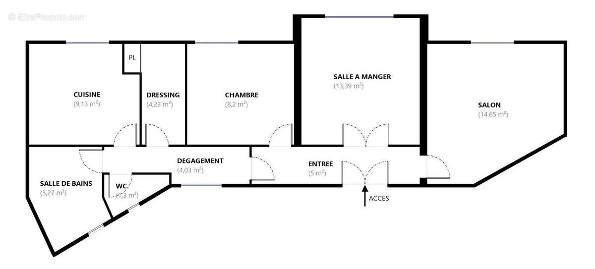 Appartement à PARIS-17E