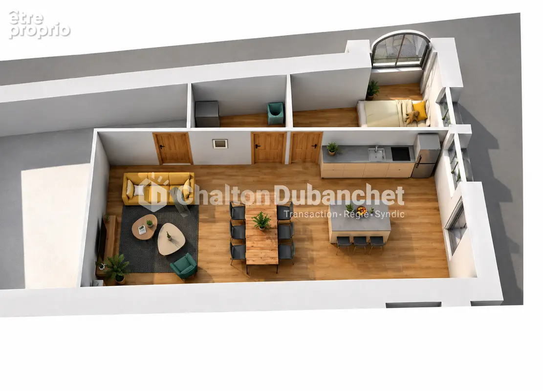 Cave a transformer en appartement ou commerce à Roanne 91 m2 - photo 3