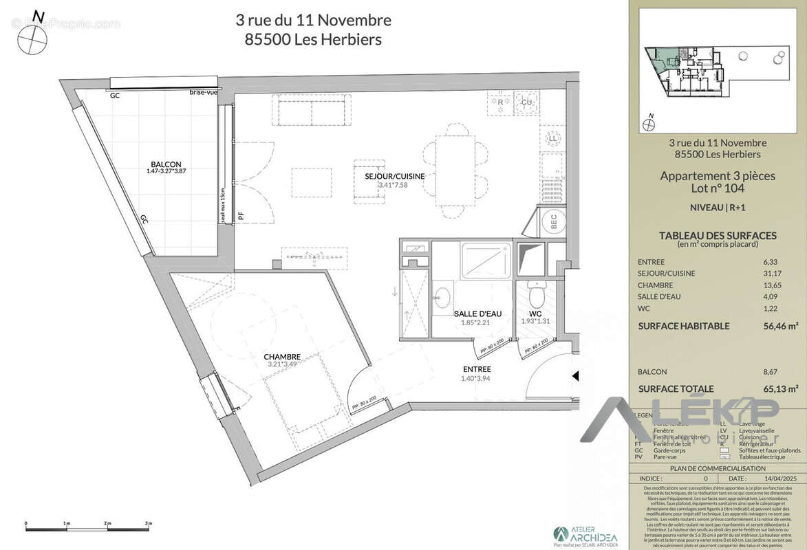 Appartement à LES HERBIERS