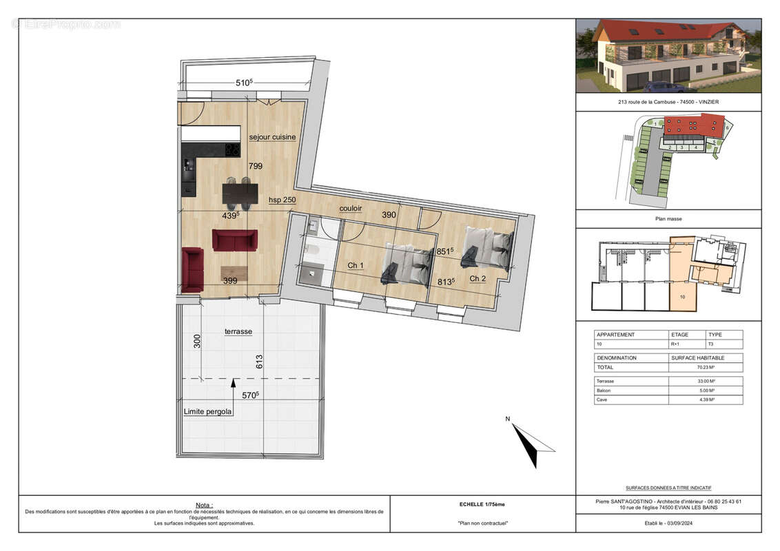 Appartement à VINZIER