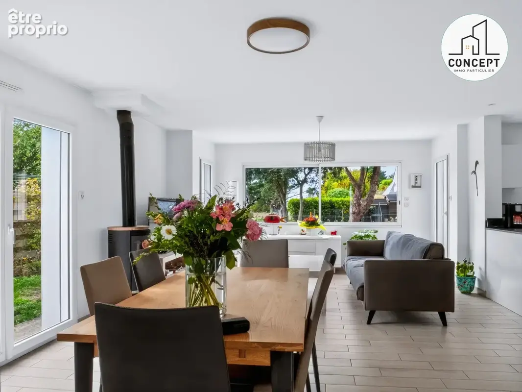 #b774 - maison vue mer - pouldohan - tregunc - photo 3