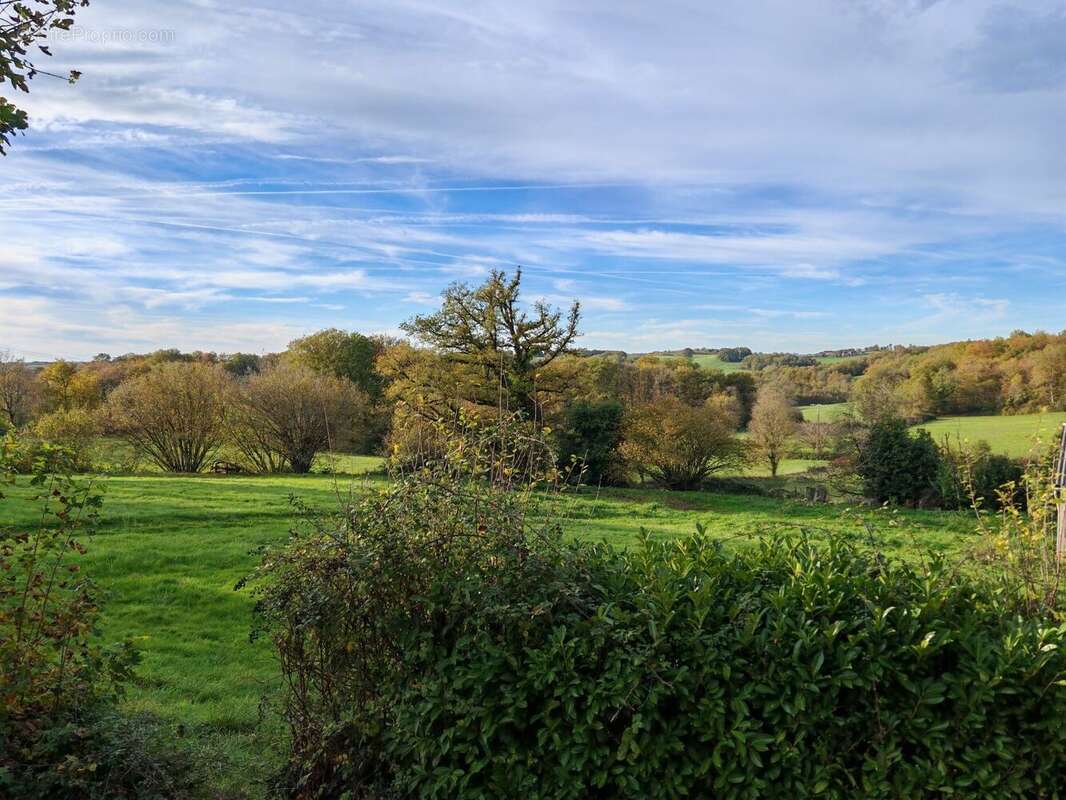 Vue terrasse - Maison à EXCIDEUIL