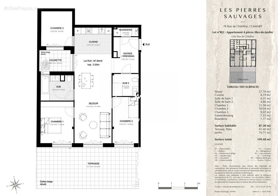 Appartement à CLAMART