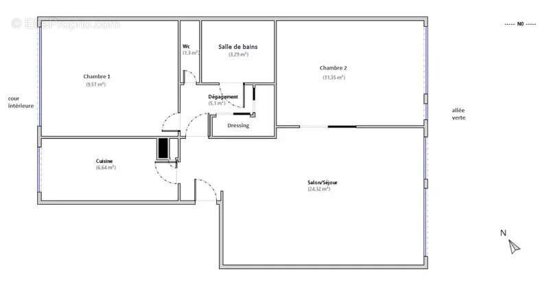 Appartement à PARIS-16E