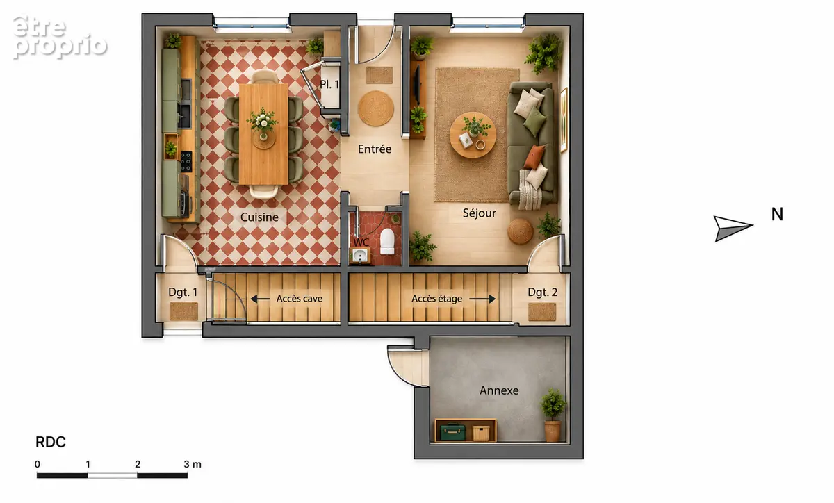 Maison Rillieux La Pape 3 pièce(s) 63.31 m2 - photo 14