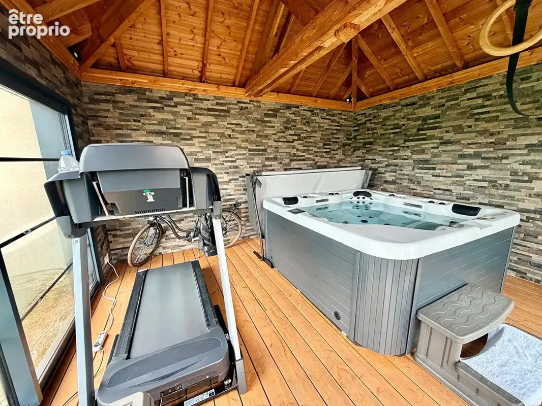 Domaine comprenant  2 maisons d'architecte  spa intérieur - photo 4