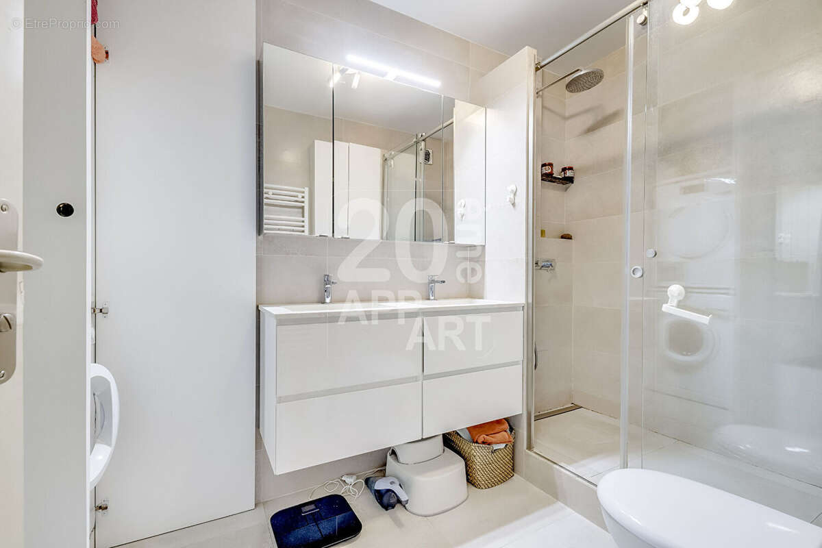 Paris 20 - saint-fargeau/gambetta -  duplex 3/4 pièces, balcon/terrasse, cave, box - photo 12