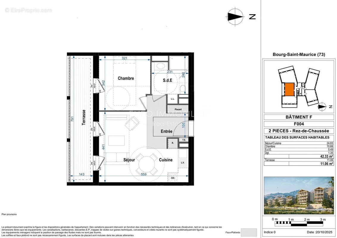 Appartement à BOURG-SAINT-MAURICE