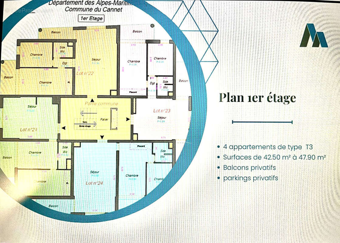 Appartement à LE CANNET