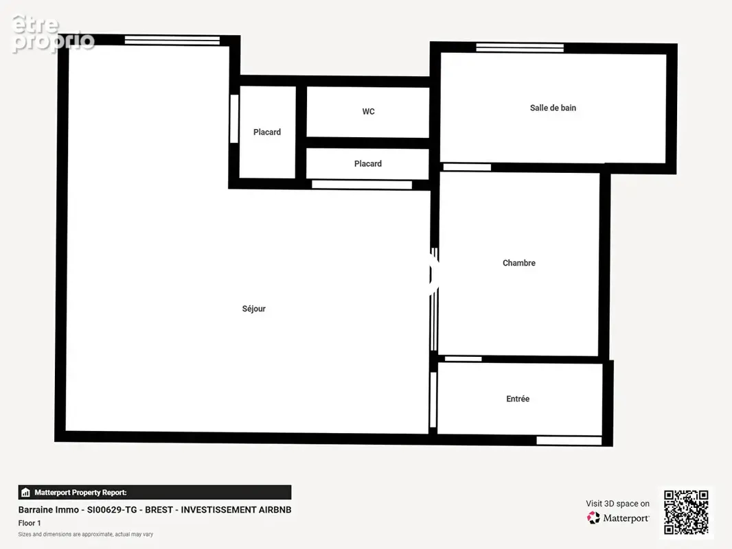 A vendre brest kerinou appartement t2 40m2 dernier etage - terrasse 49m² - photo 14