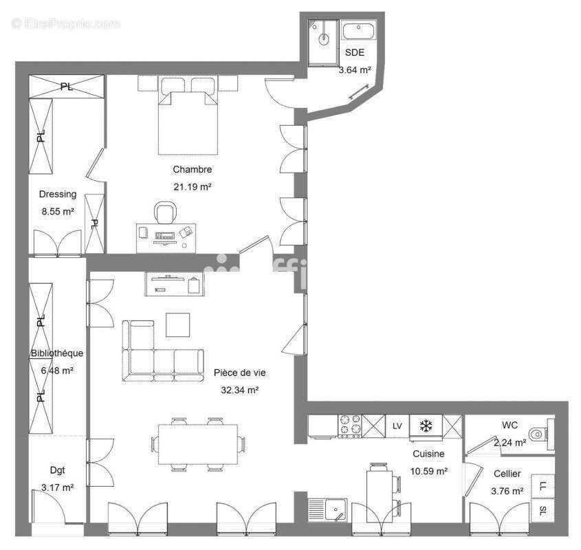 Appartement à TOULOUSE