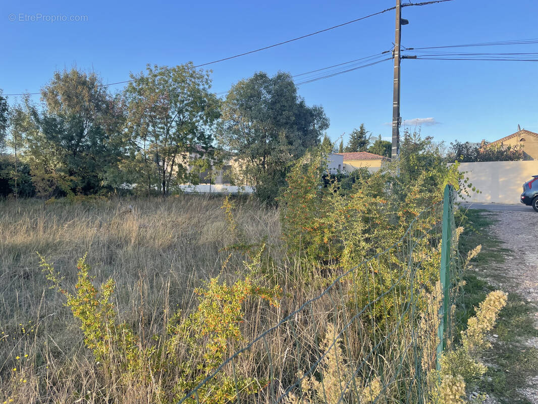 Terrain à SAINT-MARTIN-DE-VALGALGUES