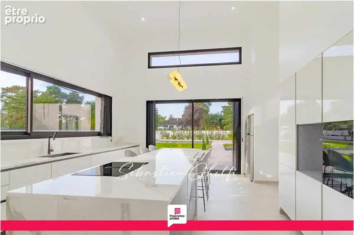 belle maison contemporaine avec 5 chambres-piscine-grand garage - photo 9