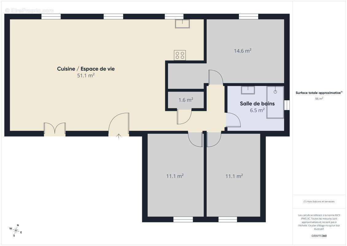 Maison traditionnelle de plain pied à moins de 10 minutes de Brionne - photo 11