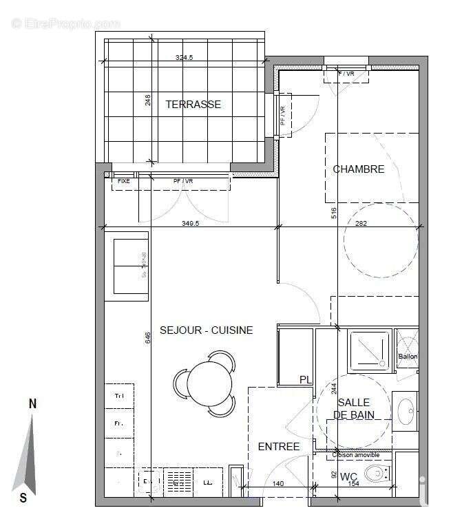 Appartement 51 m² à Cagnes-Sur-Mer  - photo 3