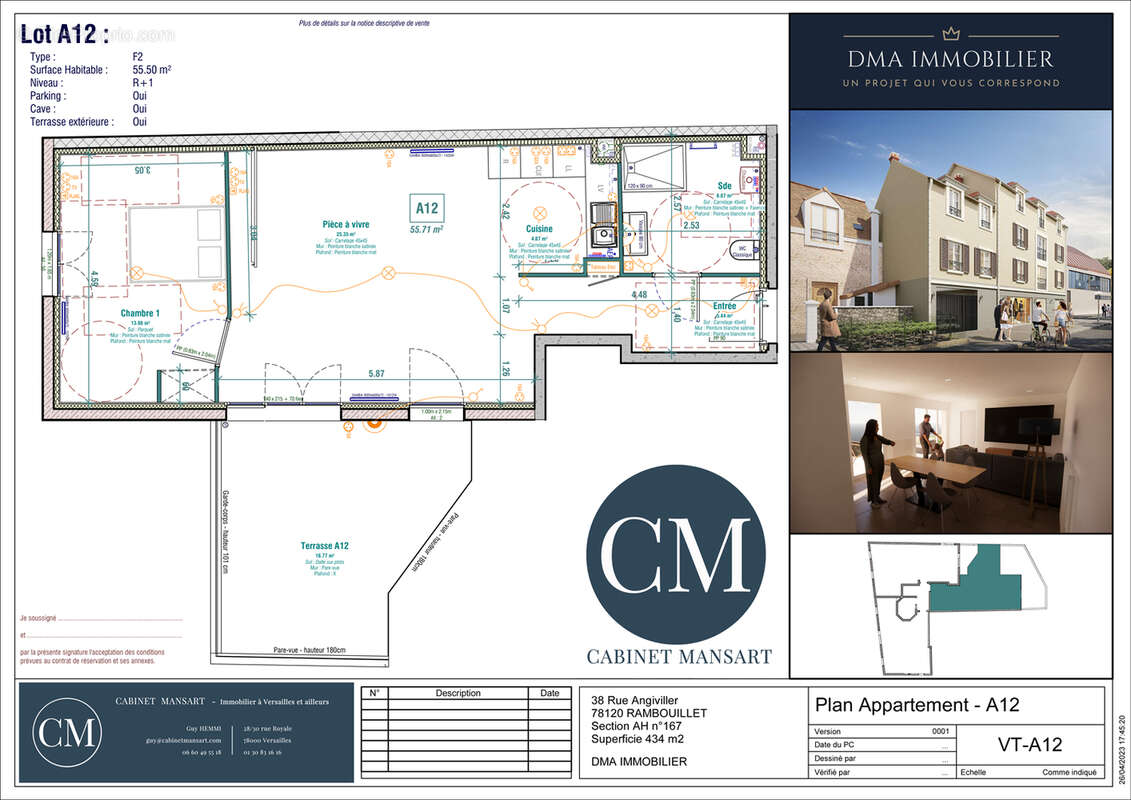 Appartement à RAMBOUILLET
