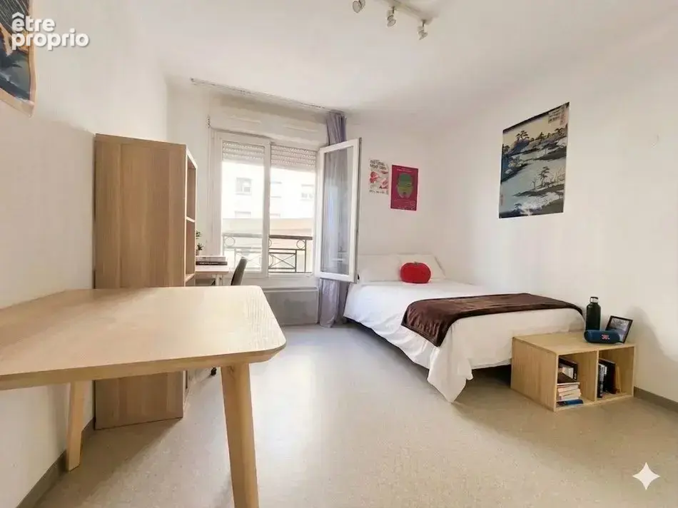 Nice St Roch Résidence récente studio loué pour investissement locatif - photo 2