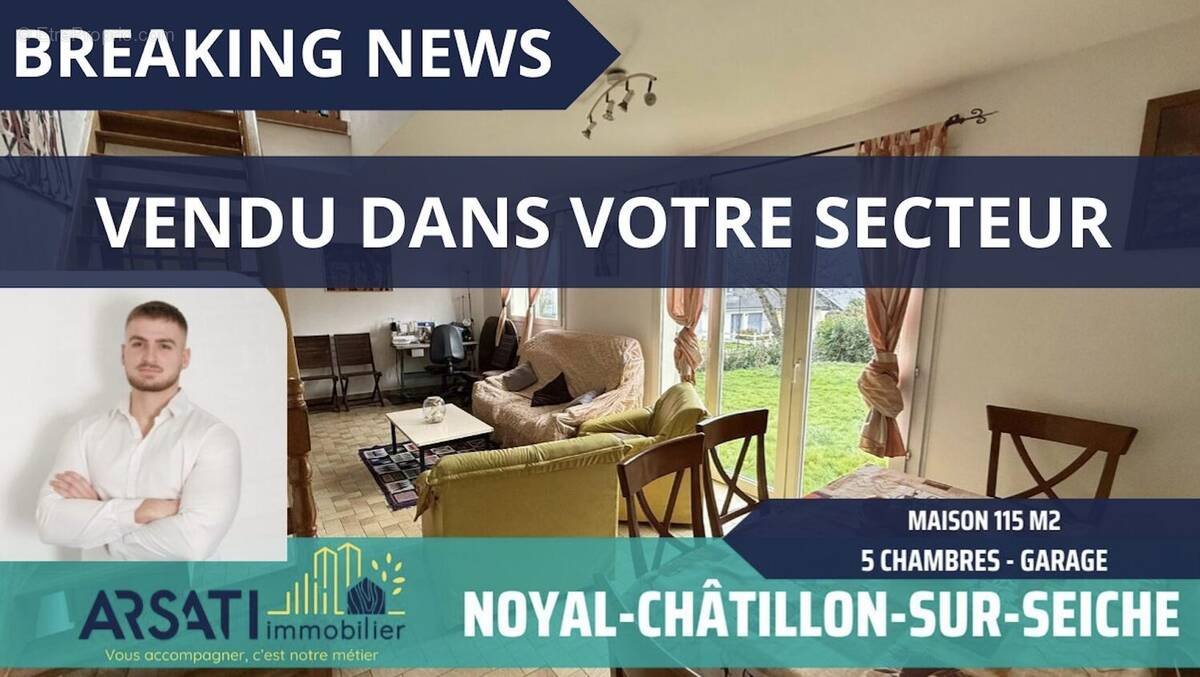 Maison à NOYAL-CHATILLON-SUR-SEICHE