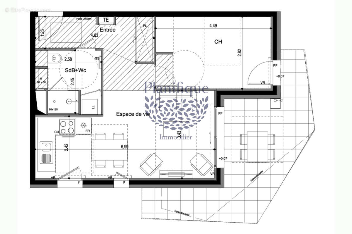 Appartement à VILLE-LA-GRAND