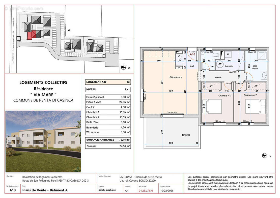 Appartement à PENTA-DI-CASINCA