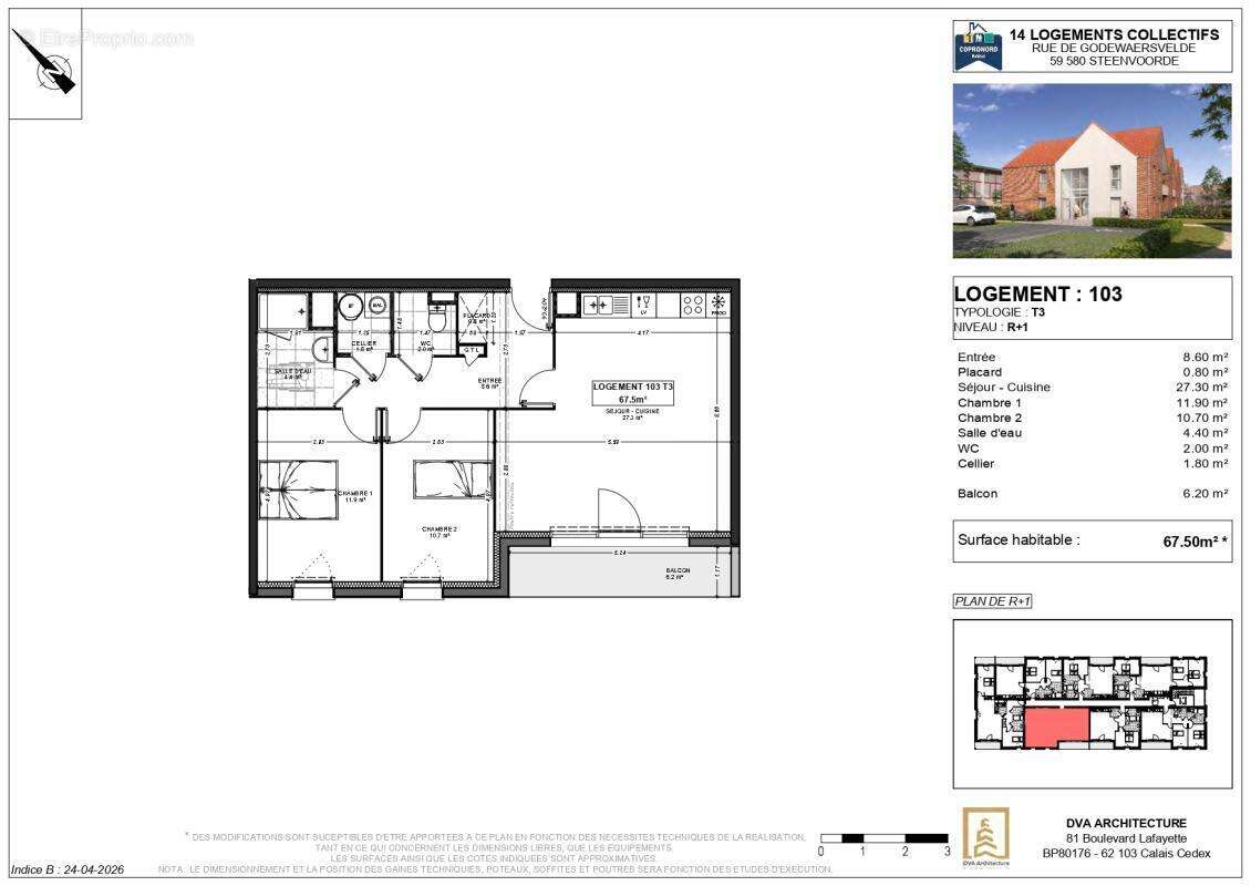 Appartement à STEENVOORDE