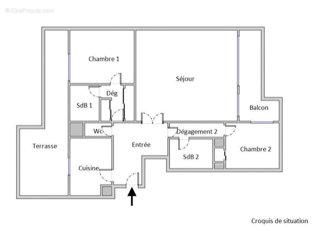 Appartement à COURBEVOIE