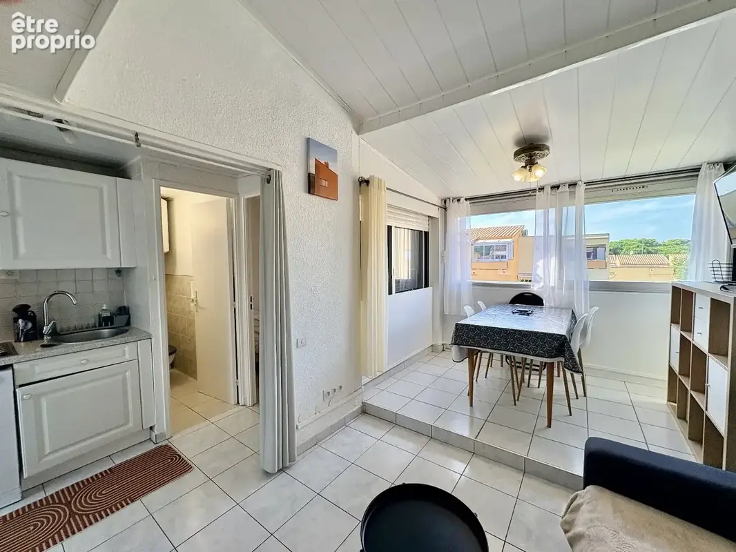 Le cap d'agde - la roquille  bel appartement 2 pièces avec loggia et parking privé - photo 3