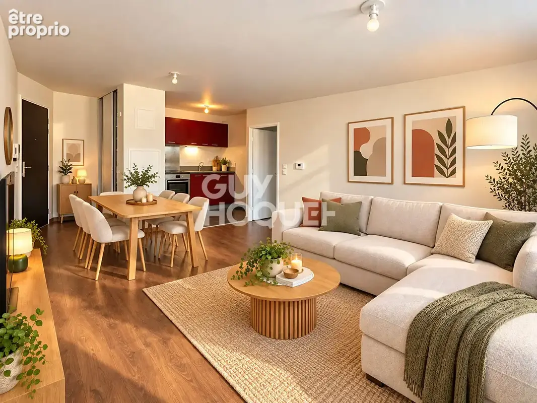 Appartement - 3 pieces - tramway - photo 3