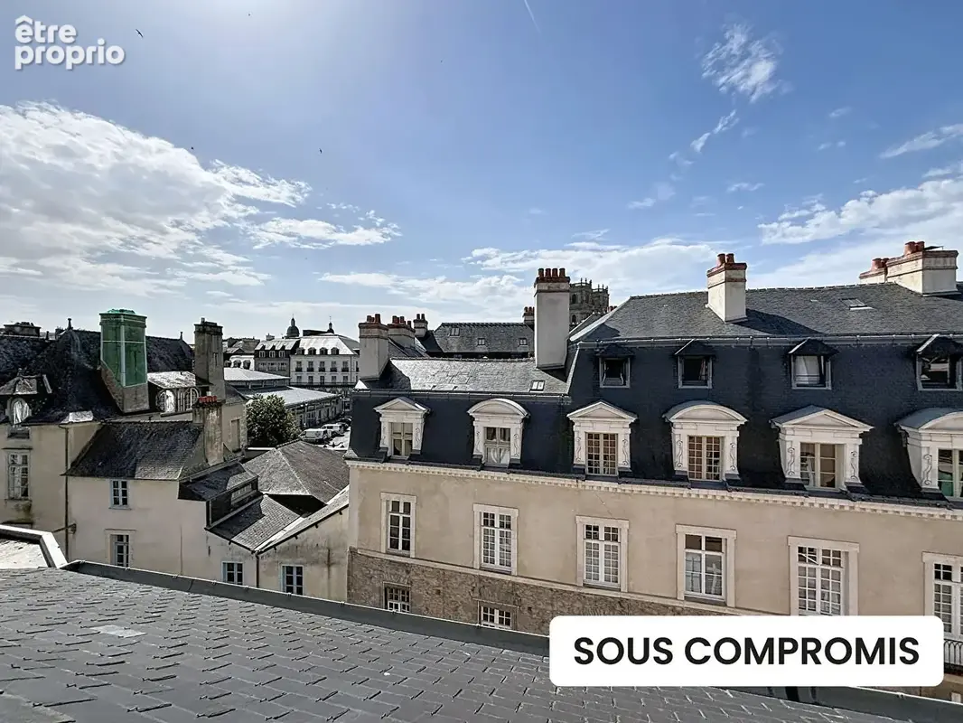 Appartement Rennes - Les Lices - studio - 20.26 m² carrez - 23.68 m² au sol - dernier étage - local vélo - photo 5