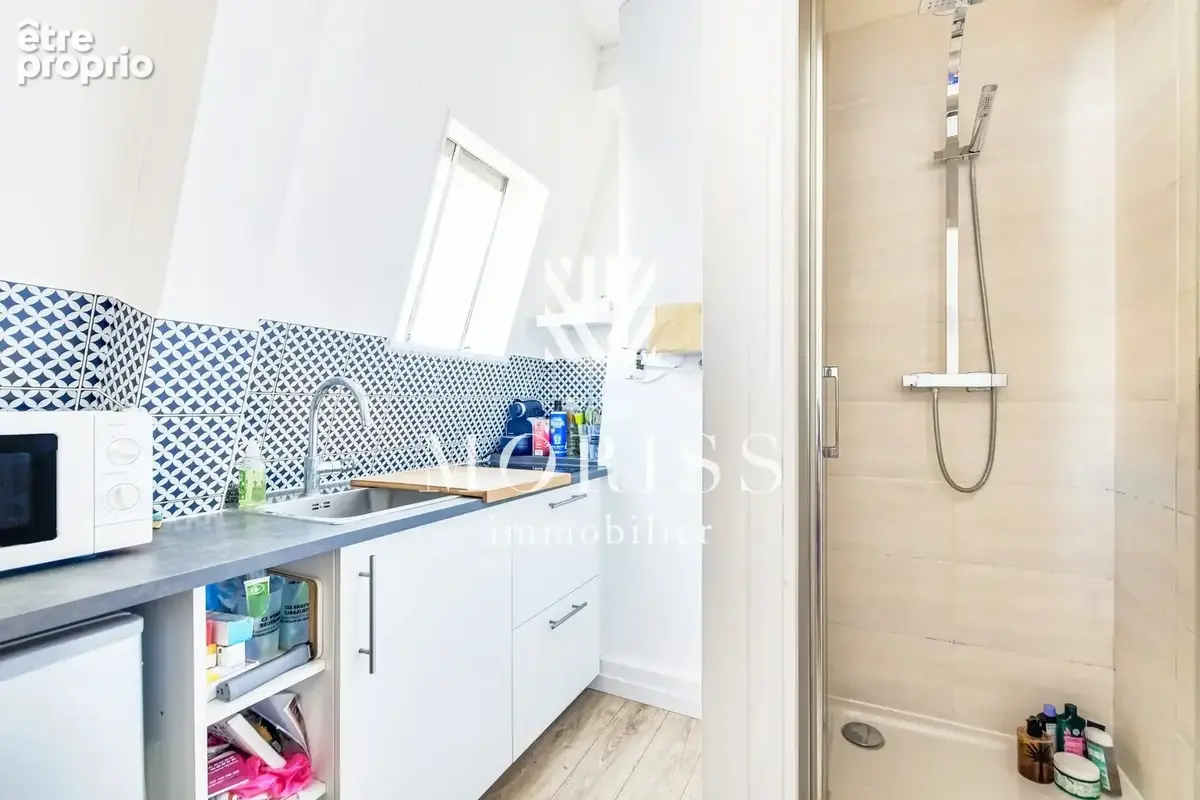 Studio refait à neuf - dernier étage - simart jules joffrin 75018 paris - photo 9