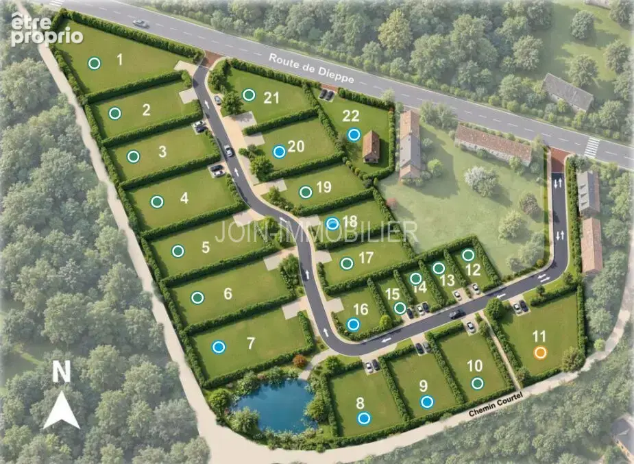 Photo Terrain à Varengeville-Sur-Mer au prix de 105 500€
