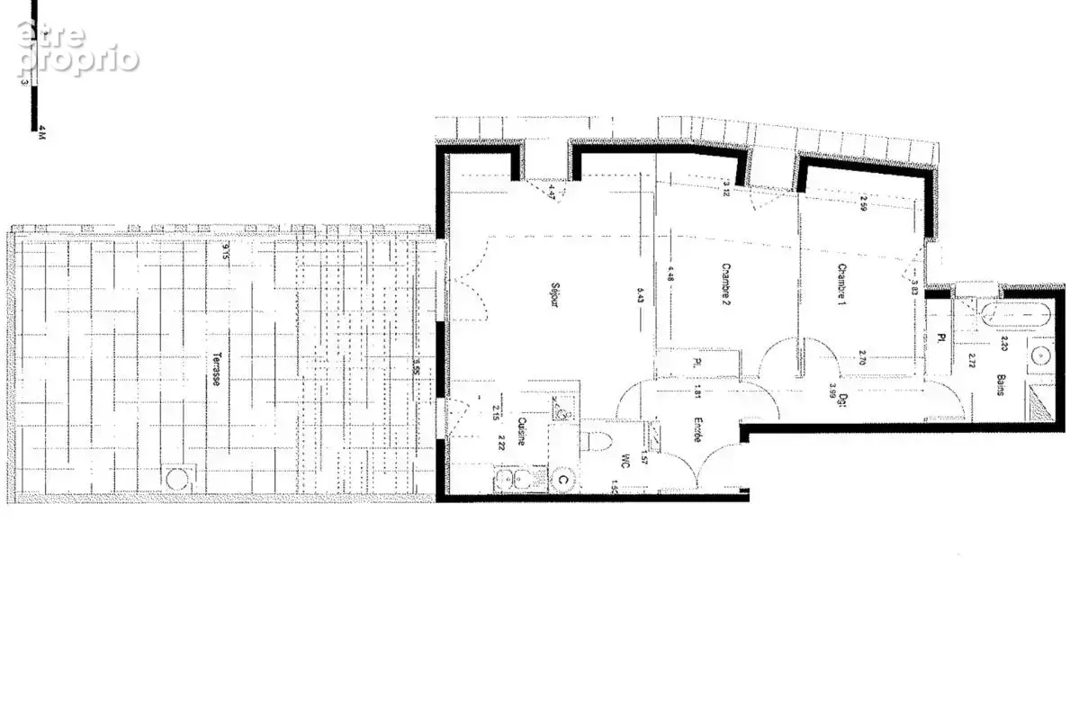 Exclusivité! Quartier Chartrons Appartement à vendre 3 pièces 76m2 dernier étage avec magnifique terrasse 50m2 BORDEAUX (33) - photo 13