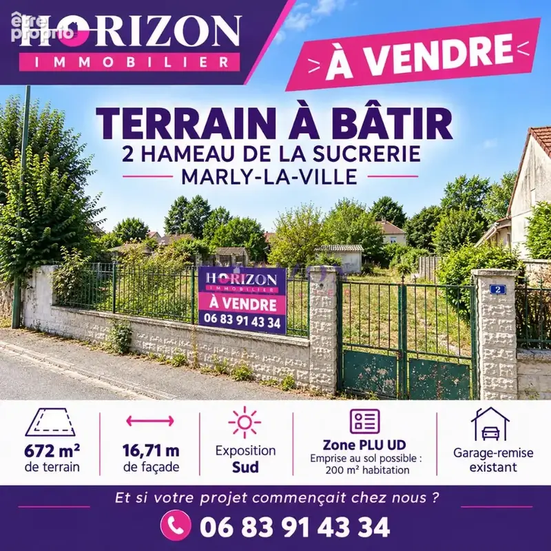 Terrain Marly La Ville 672 m2 - photo 4