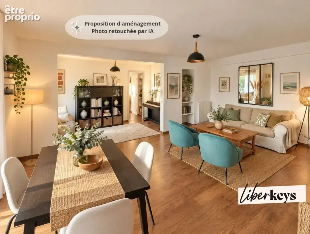 Rennes Le Landry  - T5, env. 100 m² / Dernier étage, grand balcon Ouest, lumineux, garage - photo 2