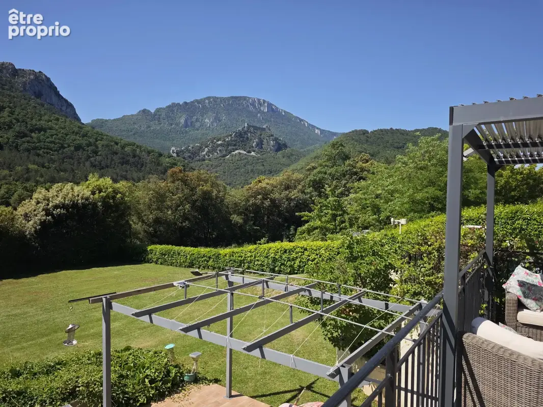 Villa  avec piscine, vue panoramique sur les montagnes et le Château de Puilaurens - photo 3