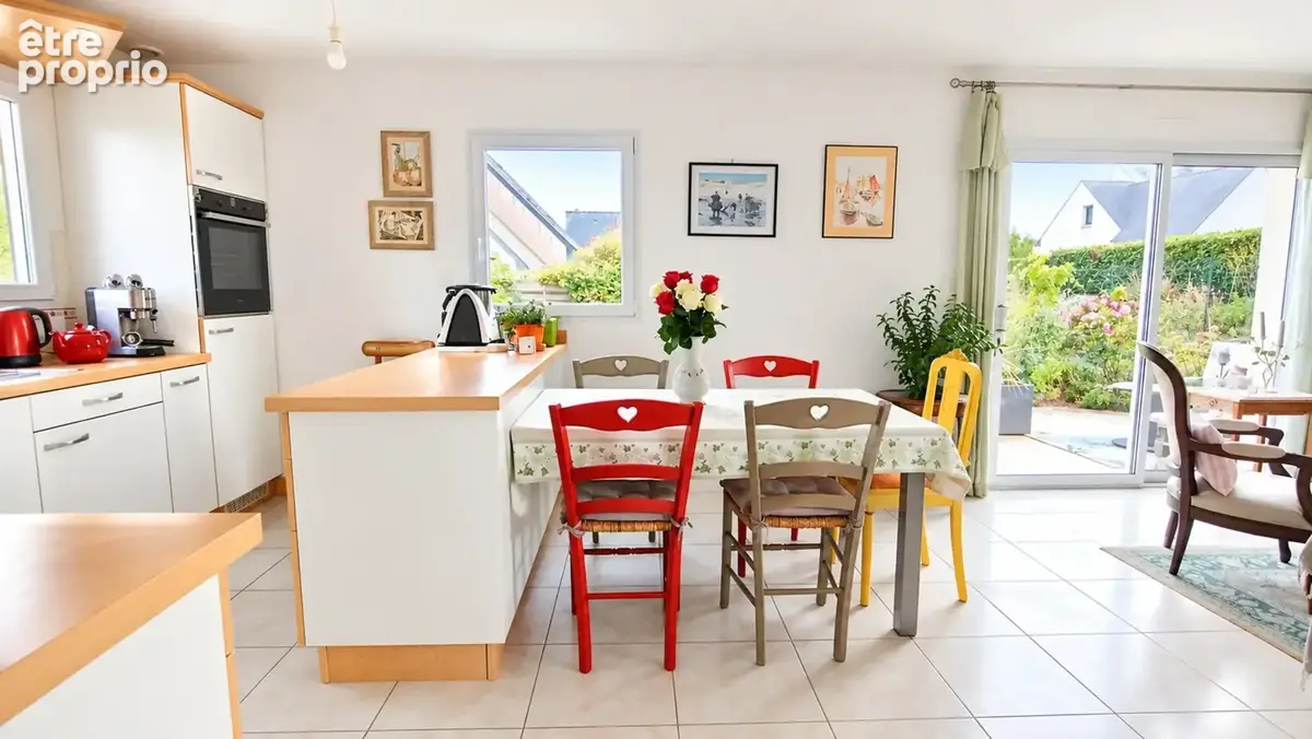 Maison à vendre 3 pièces GUILVINEC (29) en excellent état, au calme, beau jardin avec extension possible - photo 6