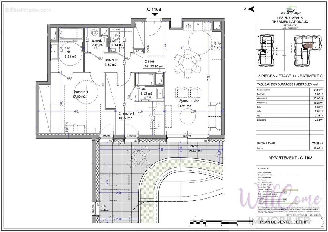 Appartement à AIX-LES-BAINS