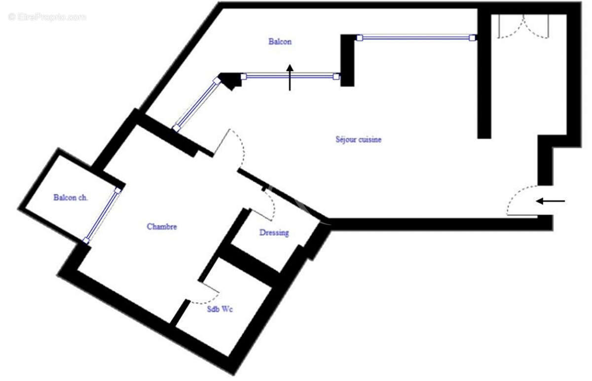 Appartement à PARIS-16E