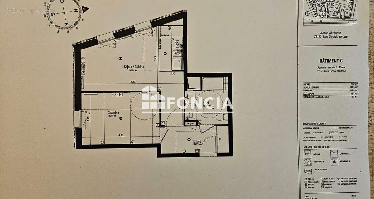 Appartement à SAINT-GERMAIN-EN-LAYE