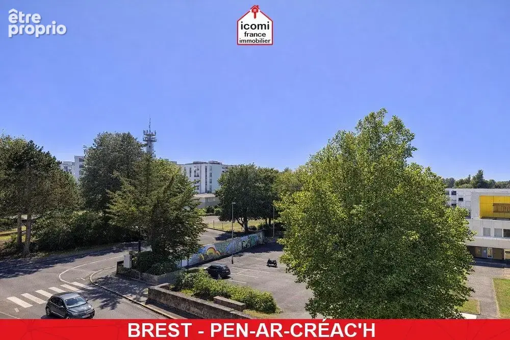 Finistere - brest (29200) - a vendre - appartement - t4 - 2 chambres - sejour de 30m² - dpe d - vue degagee - dalle beton - asce - photo 2