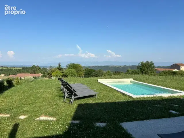 Maison rénovée avec piscine et vue exceptionnelle sur le Vercors et les Alpes   Saint-Jean-de-Muzols - photo 3