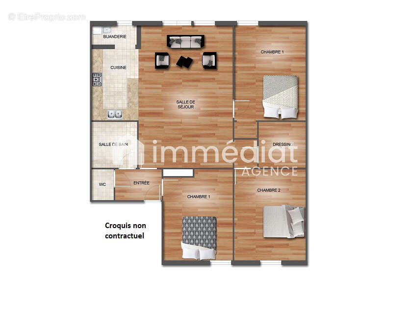 Appartement à RUEIL-MALMAISON