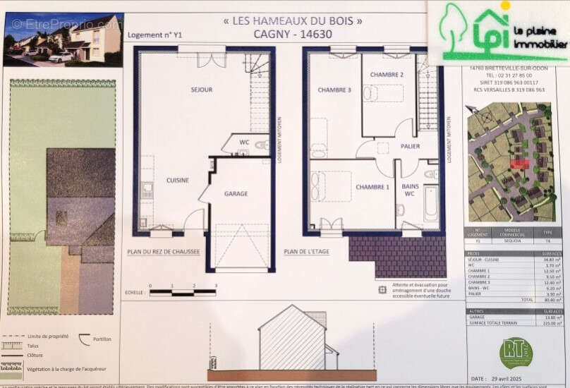 Maison de 4 pièces principales AVEC GARAGE sur un terrain de 225m² - photo 2