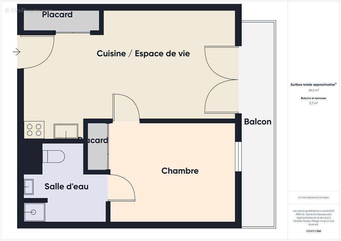Appartement 2 pièces, 39 m², Clermont-Ferrand - photo 7