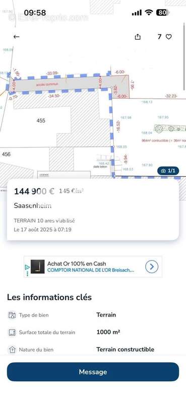 Photo 7 - Terrain à SAASENHEIM